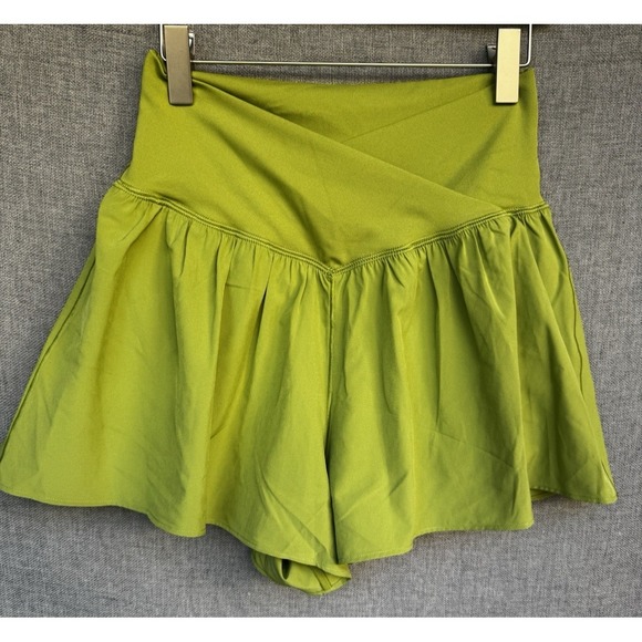 aerie Pants - OFFLINE By Aerie Real Me Crossover Flowy Short Small Green